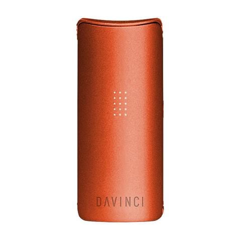 an orange da vinci miqro vaporizer. One of the best weed vaporizers in 2020!