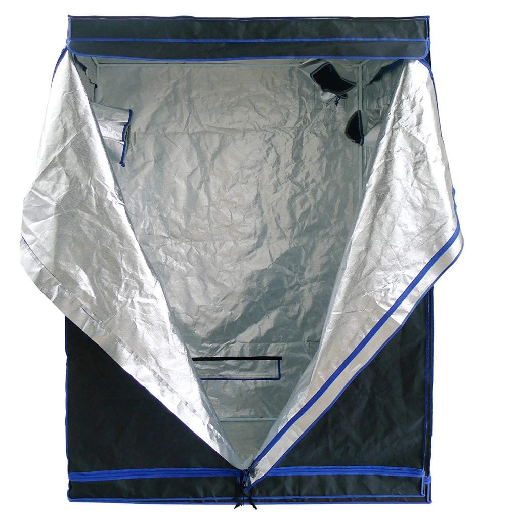 Hydroplanet Mylar Hydroponic Extra-Thick Canvas Grow Tent