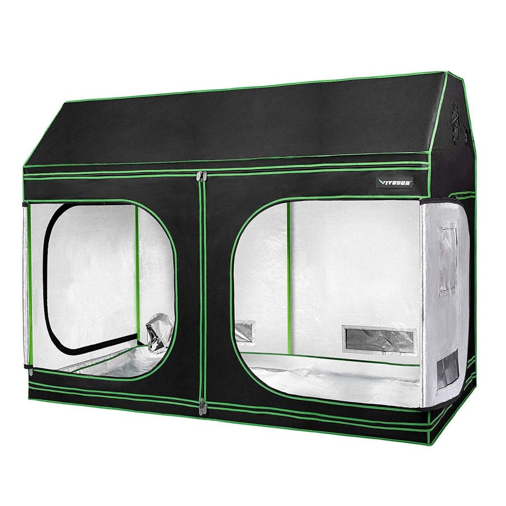 vivosun indoor grow roof cube tent. one of the top grow tents for large grow operations.