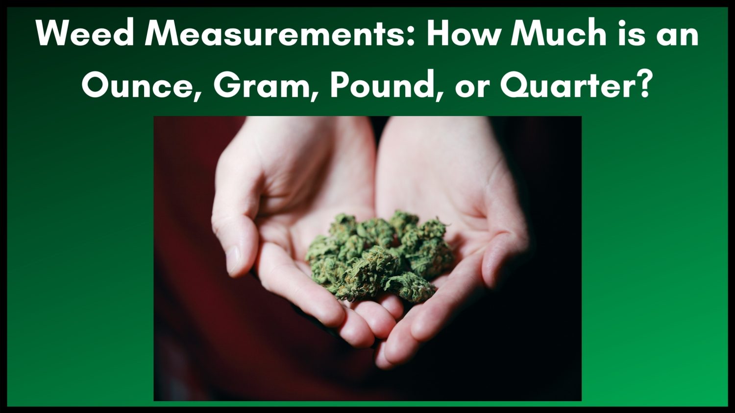 Weed Scale Measurements- Eighths to Ounces - PlainJane